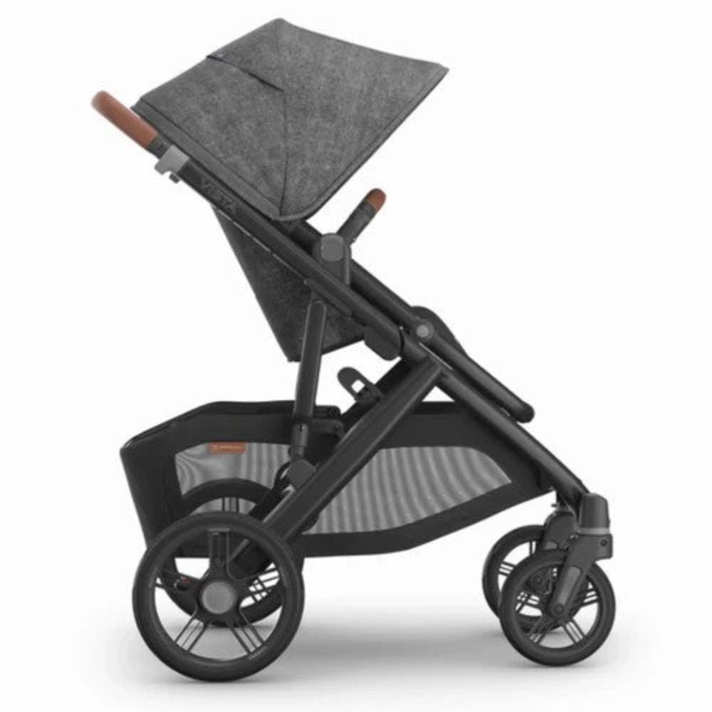 UPPAbaby VISTA V3 with Bassinet - Charcoal Melange - Greyson + Free Upper Adapters