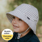 Bedhead Toddler Bucket Sun Hat - Grey Stripe