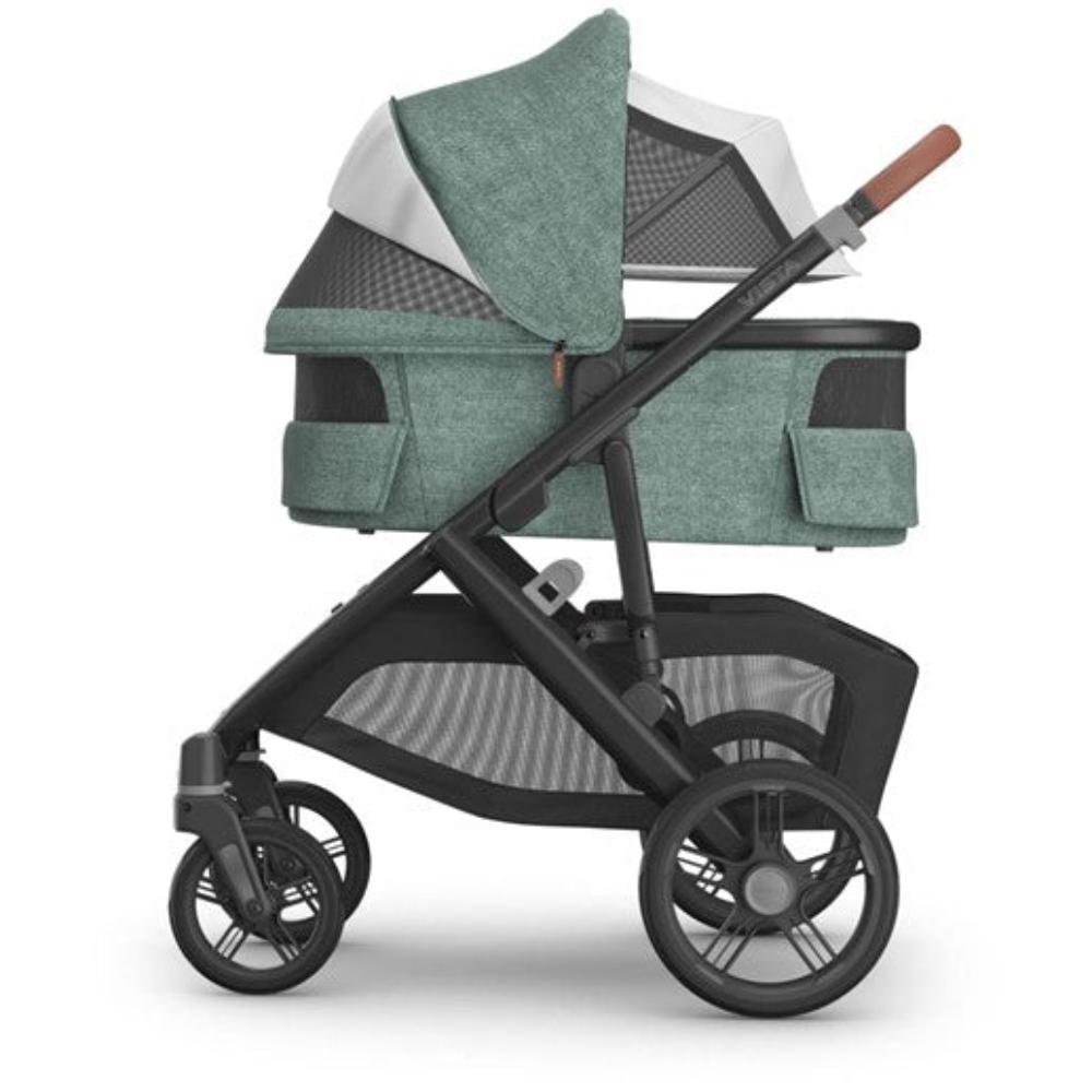 UPPAbaby VISTA V3 with Bassinet - Green Melange - Gwen + Free Upper Adapters