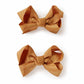 Snuggle Hunny Piggy Tail Hair Clips - Pair - Mustard