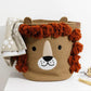 Living Textiles Character Cotton Rope Hamper - Lion