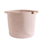 Living Textiles Cotton Rope Hamper - Medium - Pink