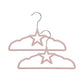 Living Textiles Coat Hanger 10 Pk - Pink Stars