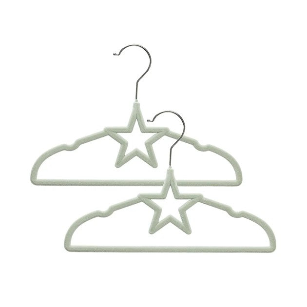 Living Textiles Coat Hanger 10 Pk - Sage Stars