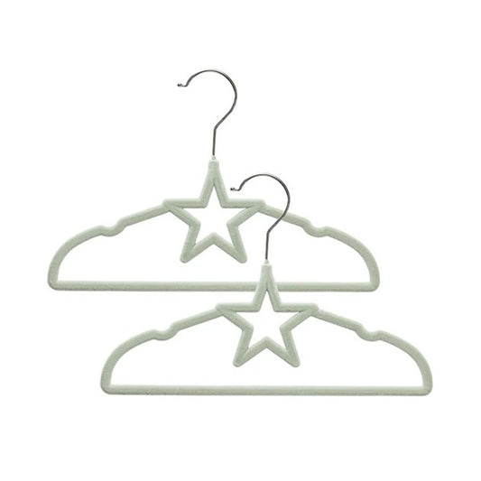 Living Textiles Coat Hanger 10 Pk - Sage Stars