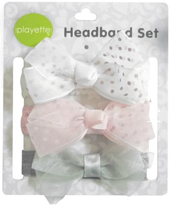 Playette Headband Set 3 Pk