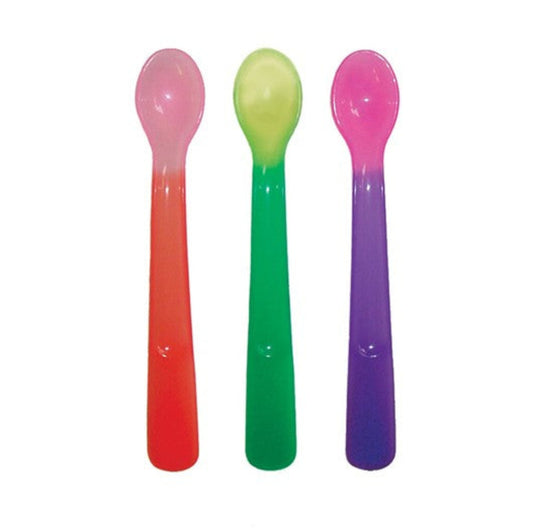 Dreambaby Heat Sensing Soft Tip Spoons 3 pk