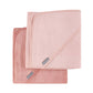 Little Bamboo Hooded Towel 2 Pk - Dusty Rose