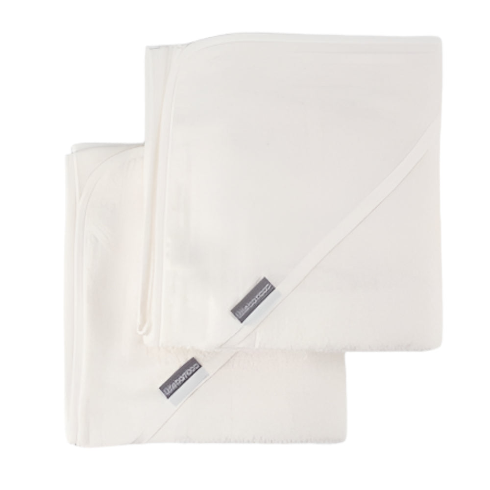 Little Bamboo Hooded Towel 2 Pk - Natural
