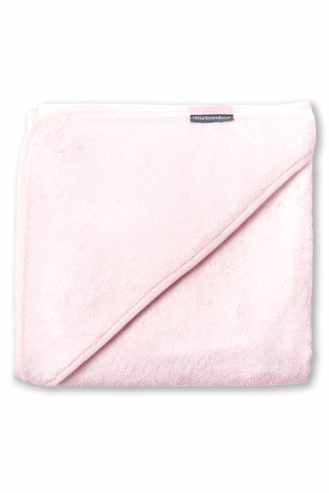 Little Bamboo Hooded Towel - Dusty Pink
