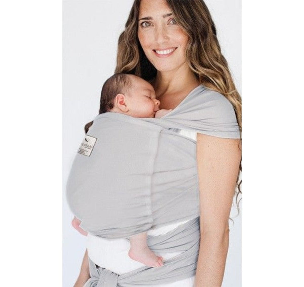Hug a Bub Organic Pocket Wrap - Silver Grey