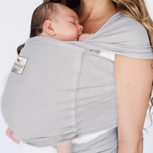 Hug a Bub Organic Pocket Wrap - Silver Grey