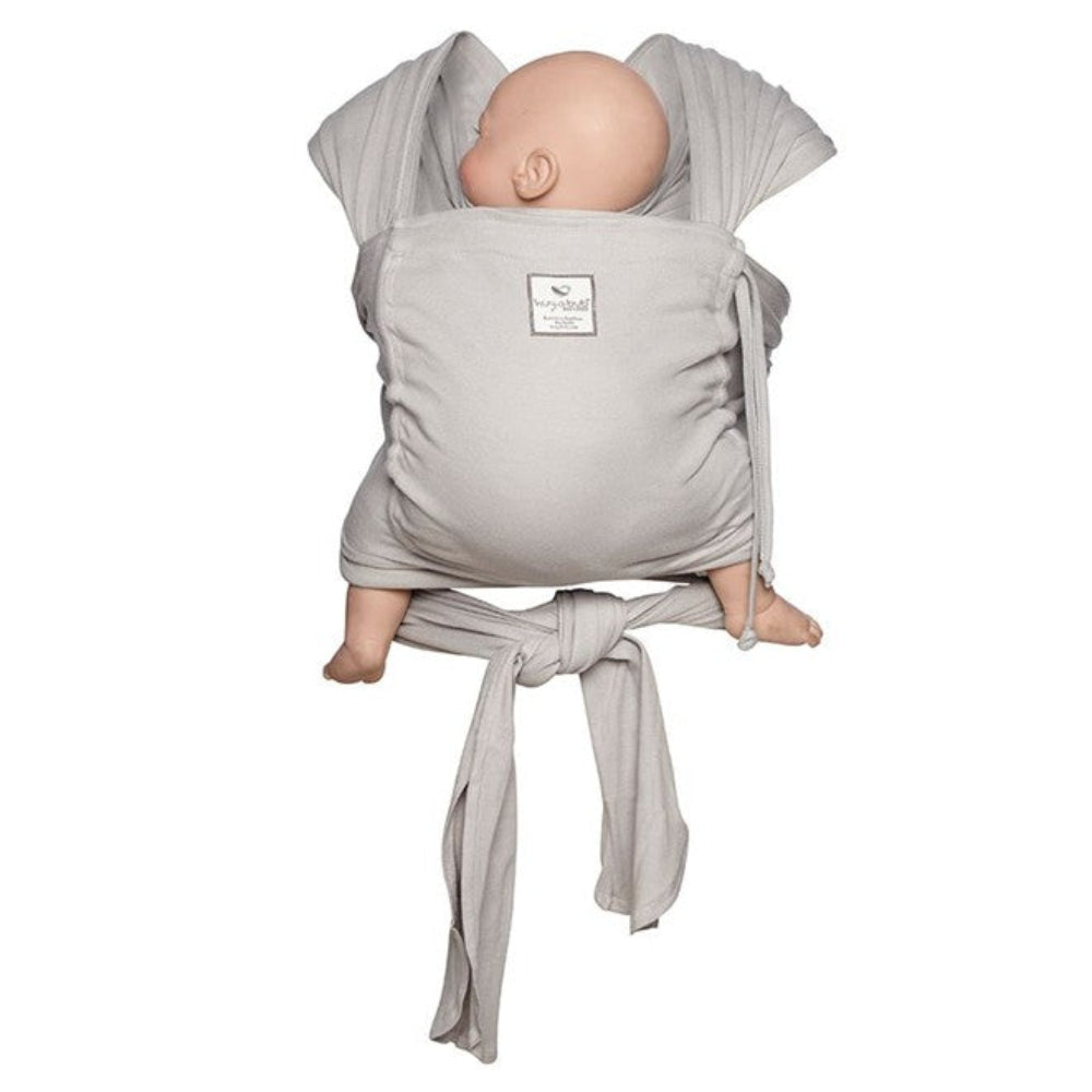 Hug a Bub Organic Pocket Wrap - Silver Grey