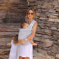 Hug a Bub Organic Pocket Wrap - Silver Grey