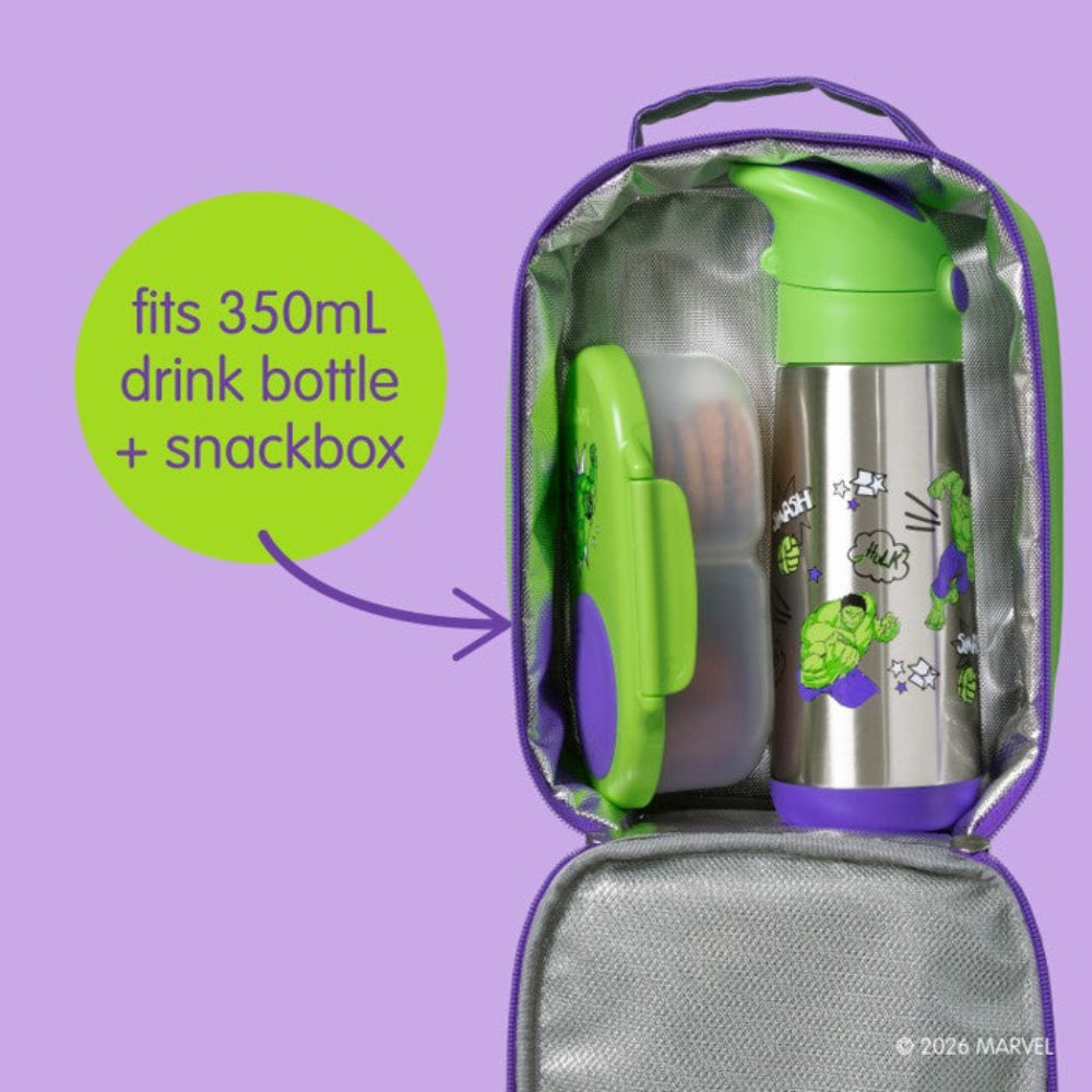 B.Box Flexi Insulated Mini Lunch Bag - Marvel Hulk