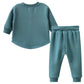 Cracked Soda 2 pce Crew Set - Teal