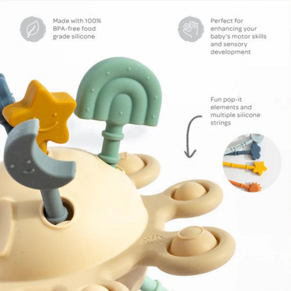 Playground Silicone Zippy Activity Toy - Jimmy