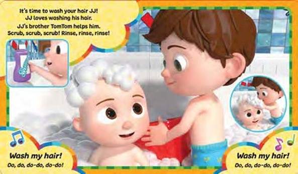 Cocomelon - Jj Loves Bath Time Board Book