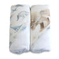 Bubba Blue Bamboo 2pk Hooded Towels -  Jurassic