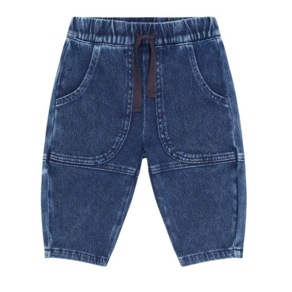 Huxbaby Knit Denim Pocket Pant