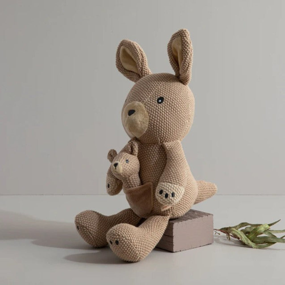 Living Textiles Australiana Knitted Toy - Kylie the Kangaroo