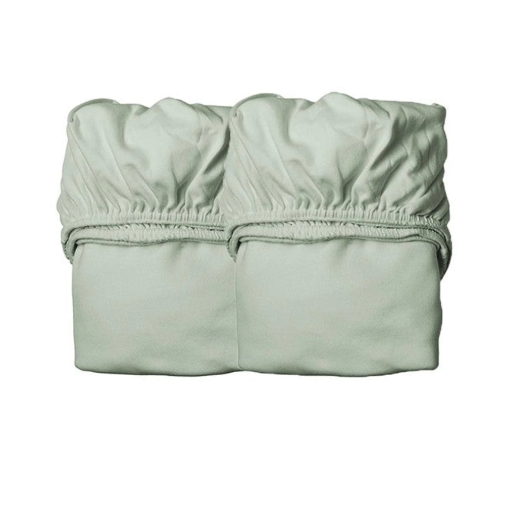 Leander Organic Baby Cot Sheets - 2 pk