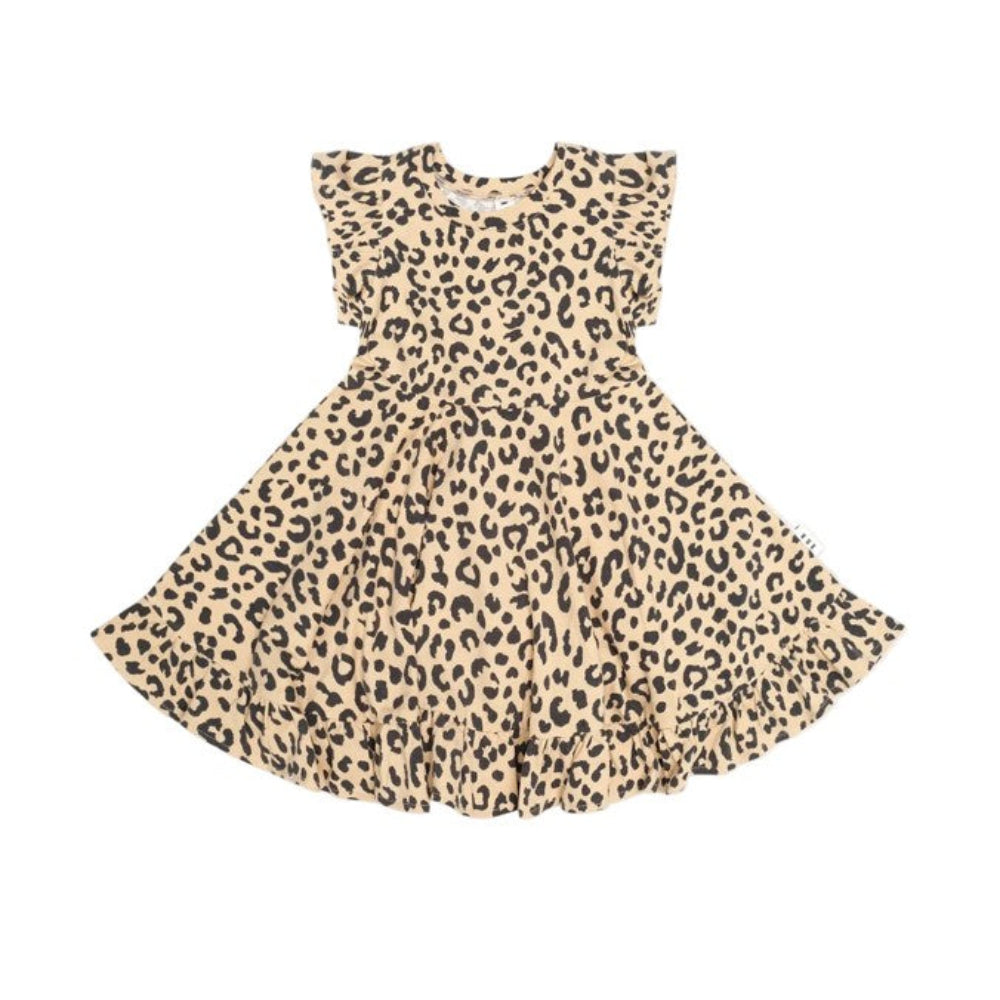 Huxbaby Leopard S/Slv Swing Dress