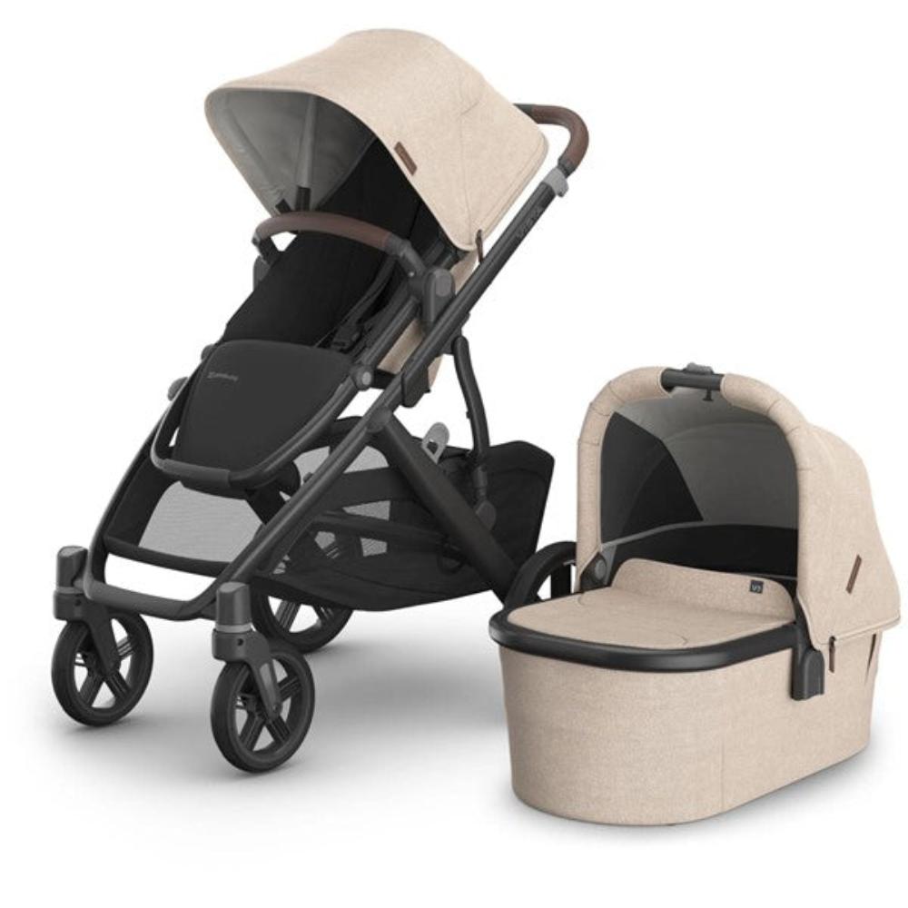 UPPAbaby VISTA V3 with Bassinet - Oat Melange - Liam + Free Upper Adapters