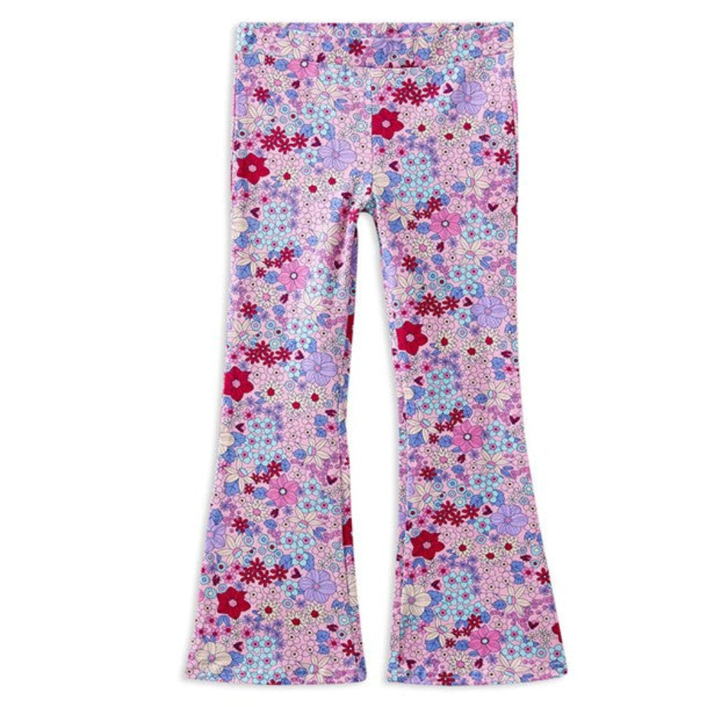 Milky Clothing Lilac Bloom Flared Legging