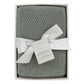 Little Bamboo Textured Knit Blanket - Whisper