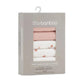 Little Bamboo Muslin Wash Cloths 6 Pk - Dusty Rose