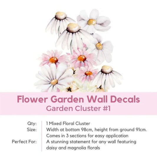 Little Rae Flower Wall Decals Cluster #1