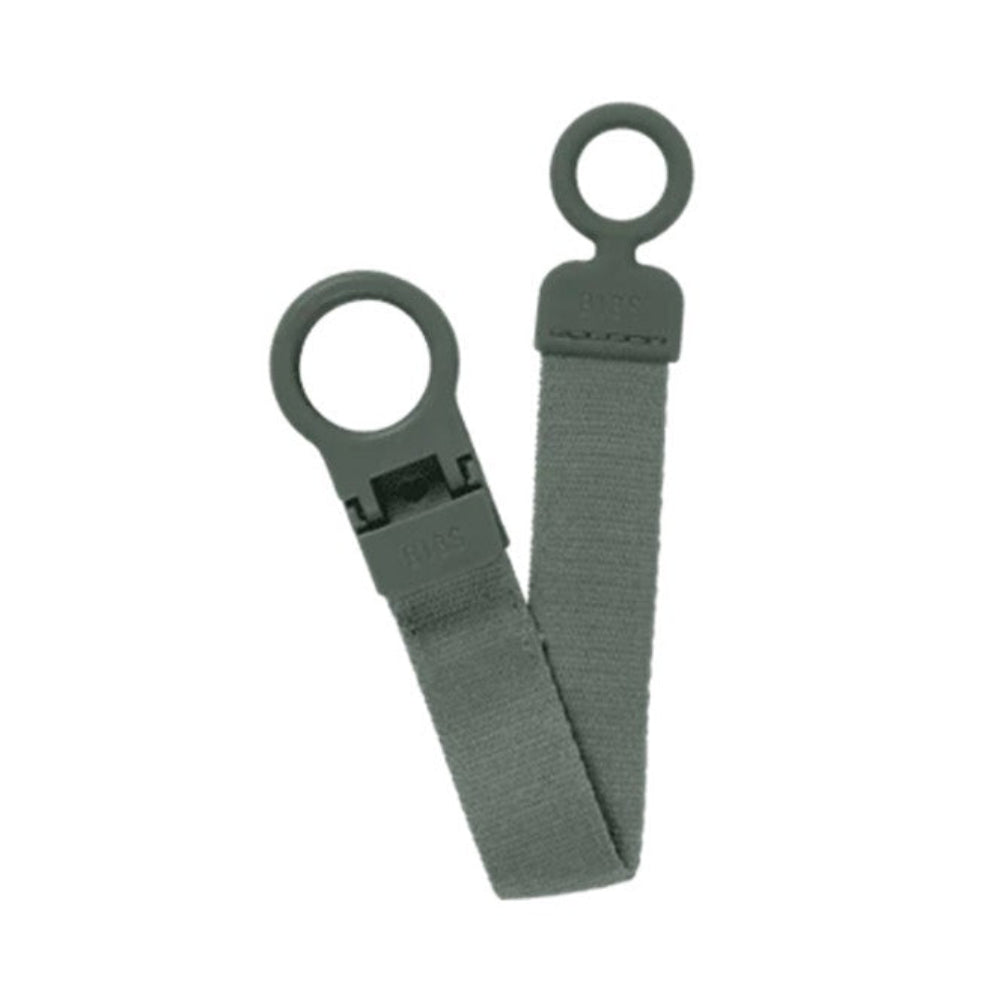 Bibs Pacifier Clip Loop - Pine