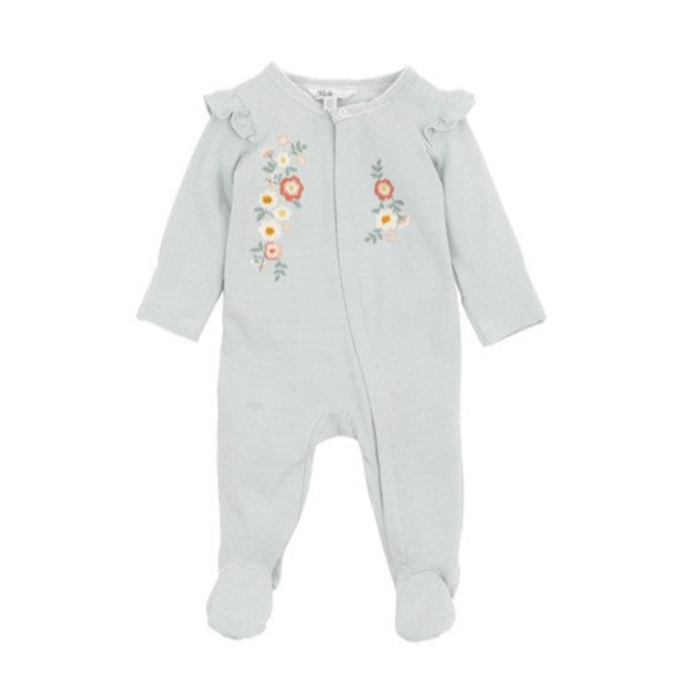 Bebe Long Sleeve Zip Onesie - Lyla