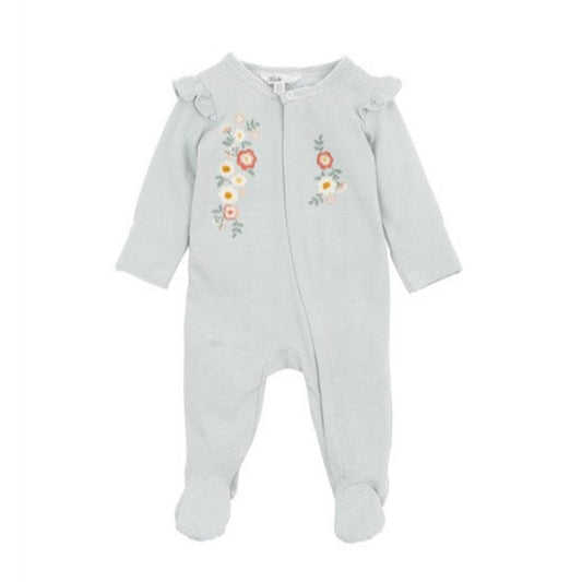 Bebe Long Sleeve Zip Onesie - Lyla