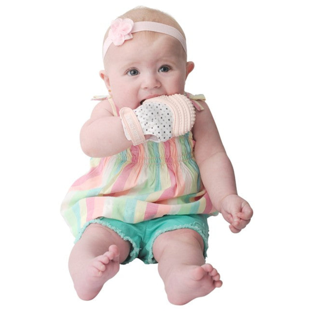 Malarkey Kids Munch Mitten - Pastel Pink