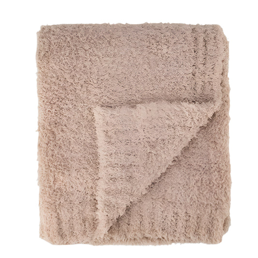 Little Bamboo Marshmallow Blanket - Oat Milk