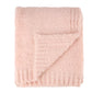 Little Bamboo Marshmallow Blanket - Soft Rose