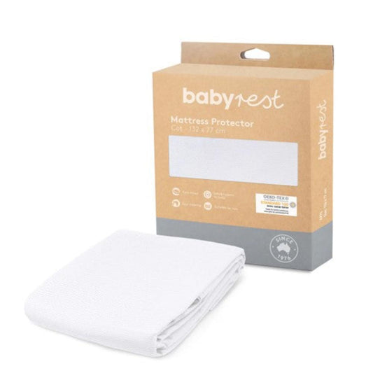 Babyrest W/Proof Cot Mattress Protector F/F up to 1320x770mm