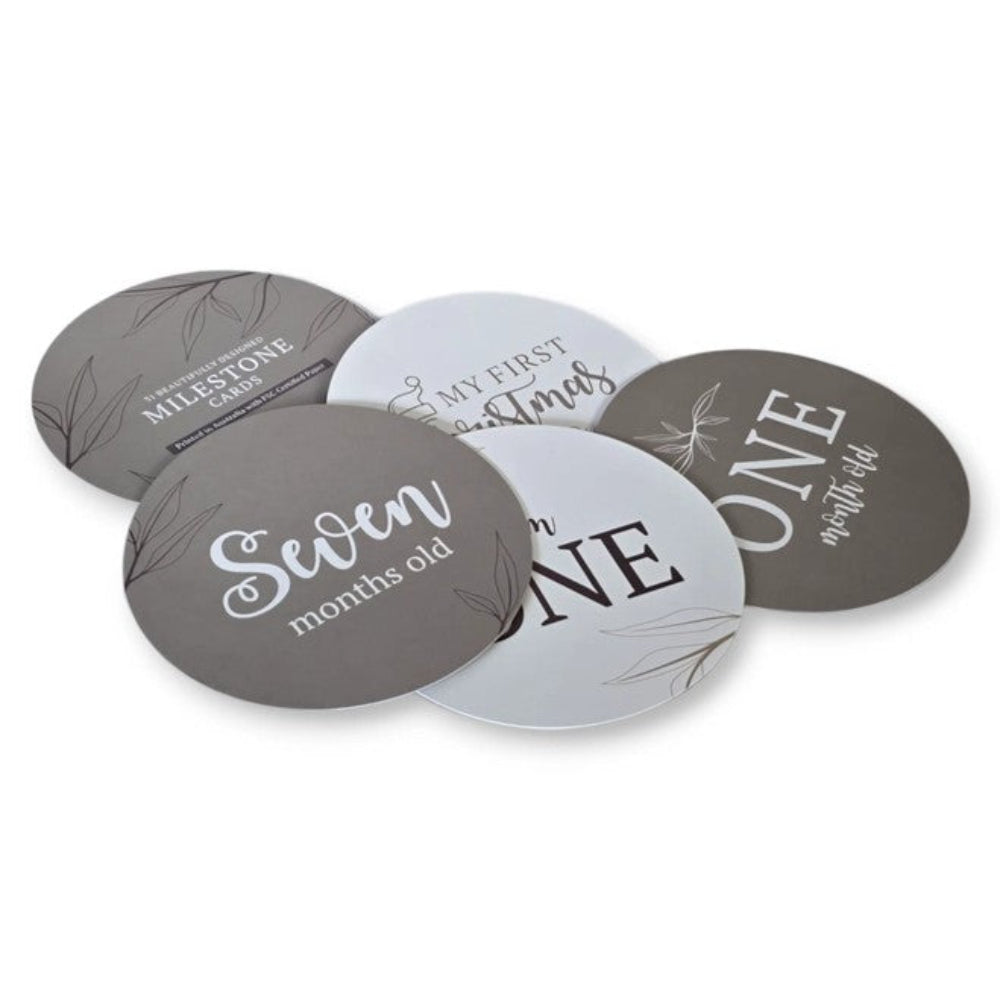 Thread the Word Milestone Cards - Beige
