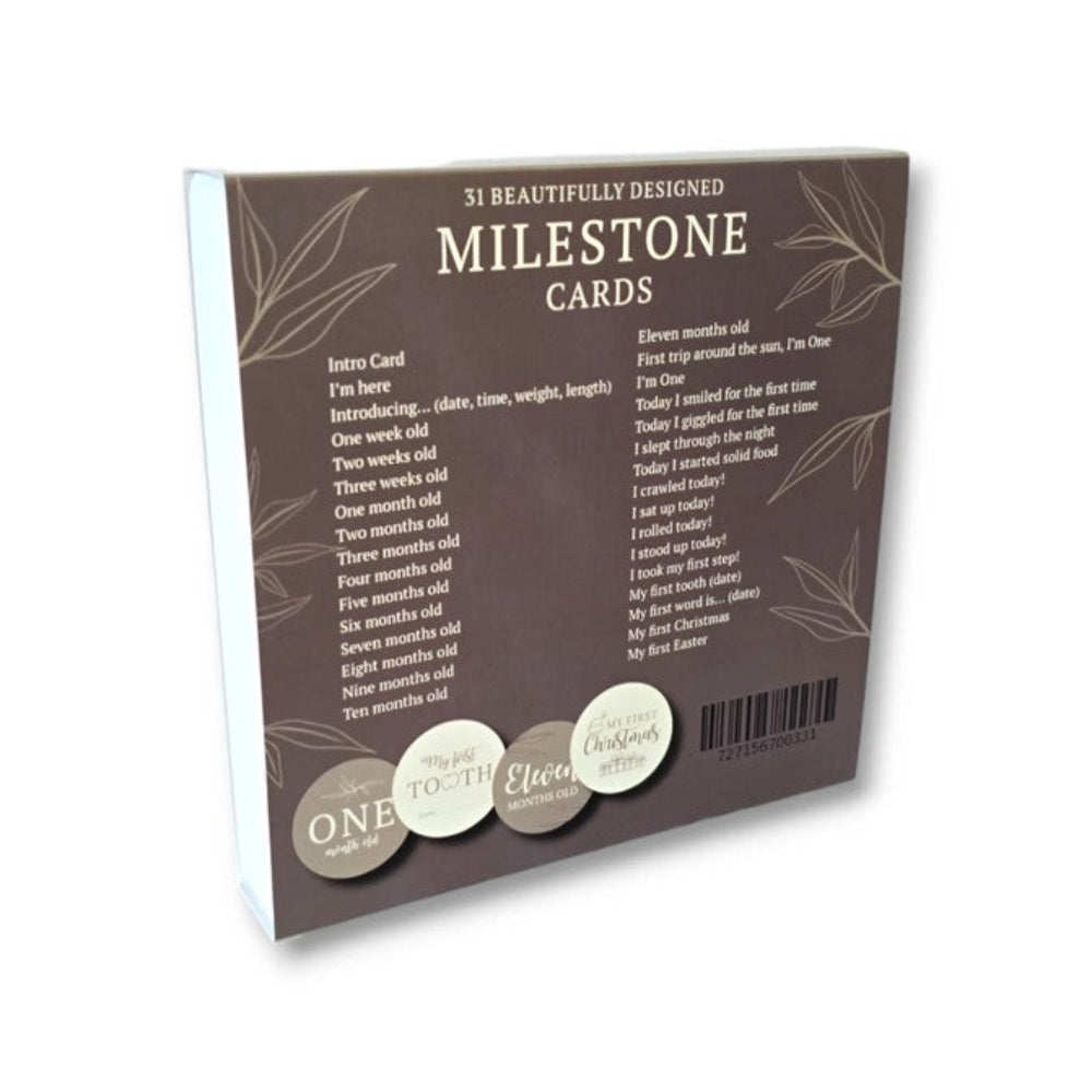 Thread the Word Milestone Cards - Beige