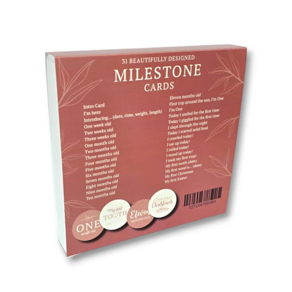 Thread the Word Milestone Cards - Blush