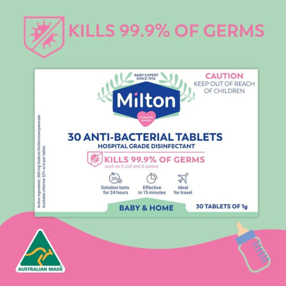 Milton Antibacterial Tablets 30 Pack