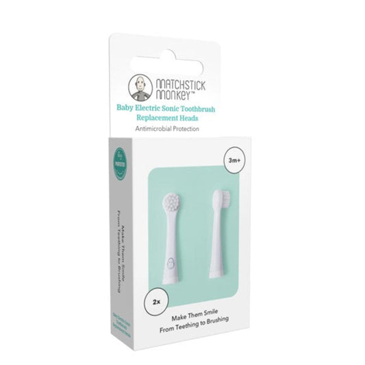 Matchstick Monkey Baby Sonic Toothbrush - Replacement Heads