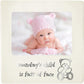 Dakota Baby Photo Frame - Mondays Child