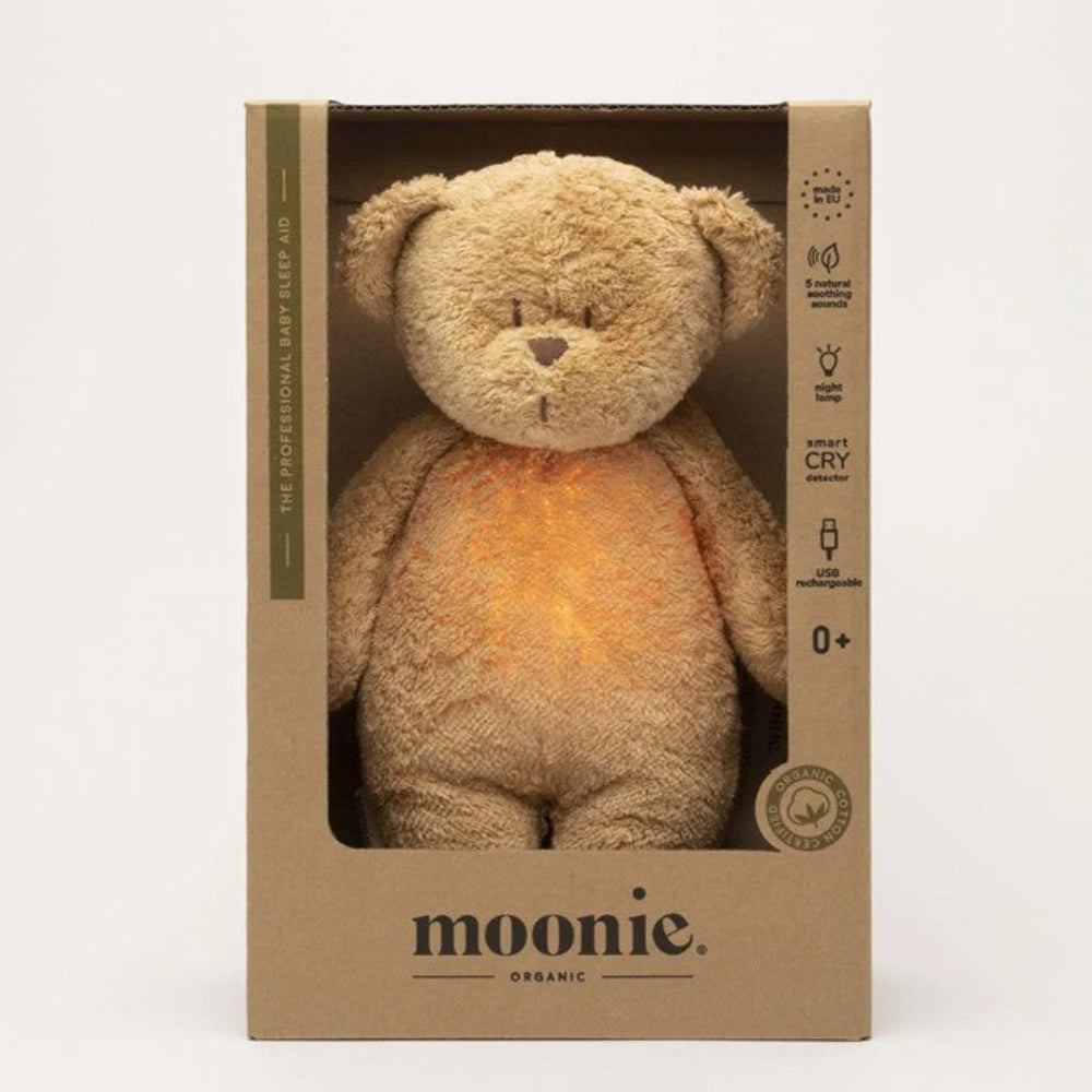 Moonie Organic Humming Bear - Cappuccino