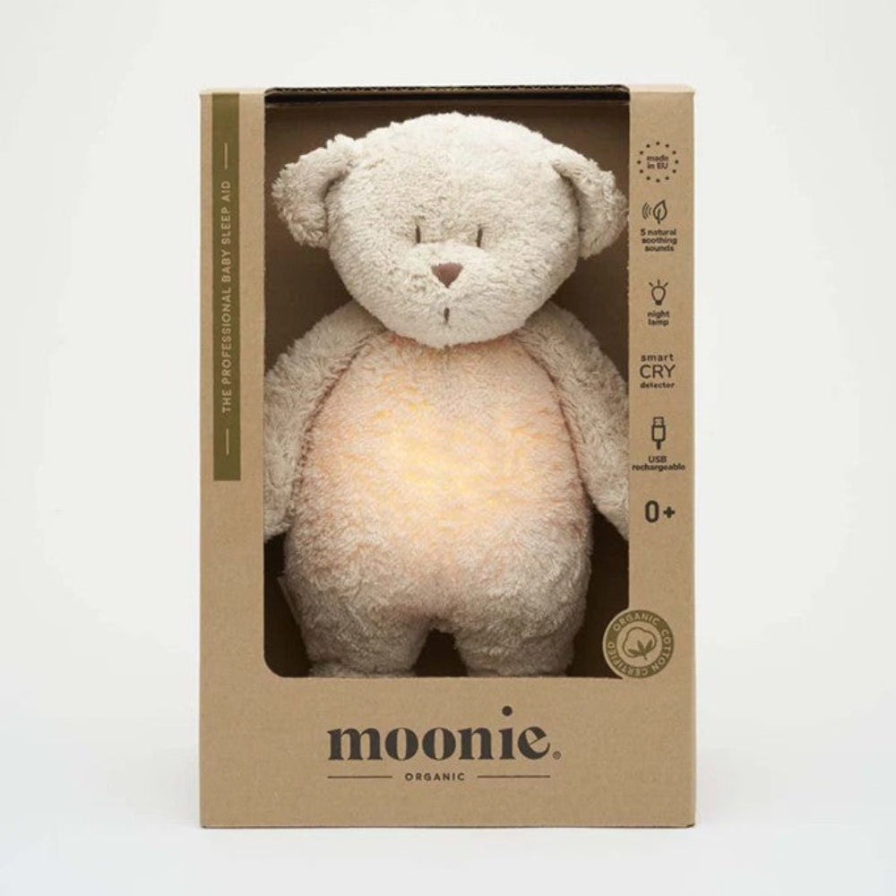 Moonie Organic Humming Bear - Sand