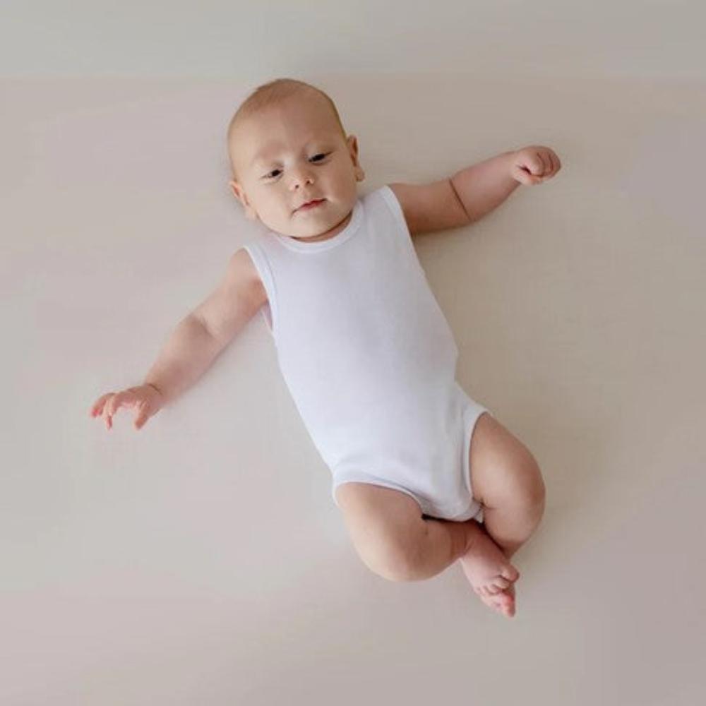 Marquise 2 Pk Sleeveless Bodysuit - White