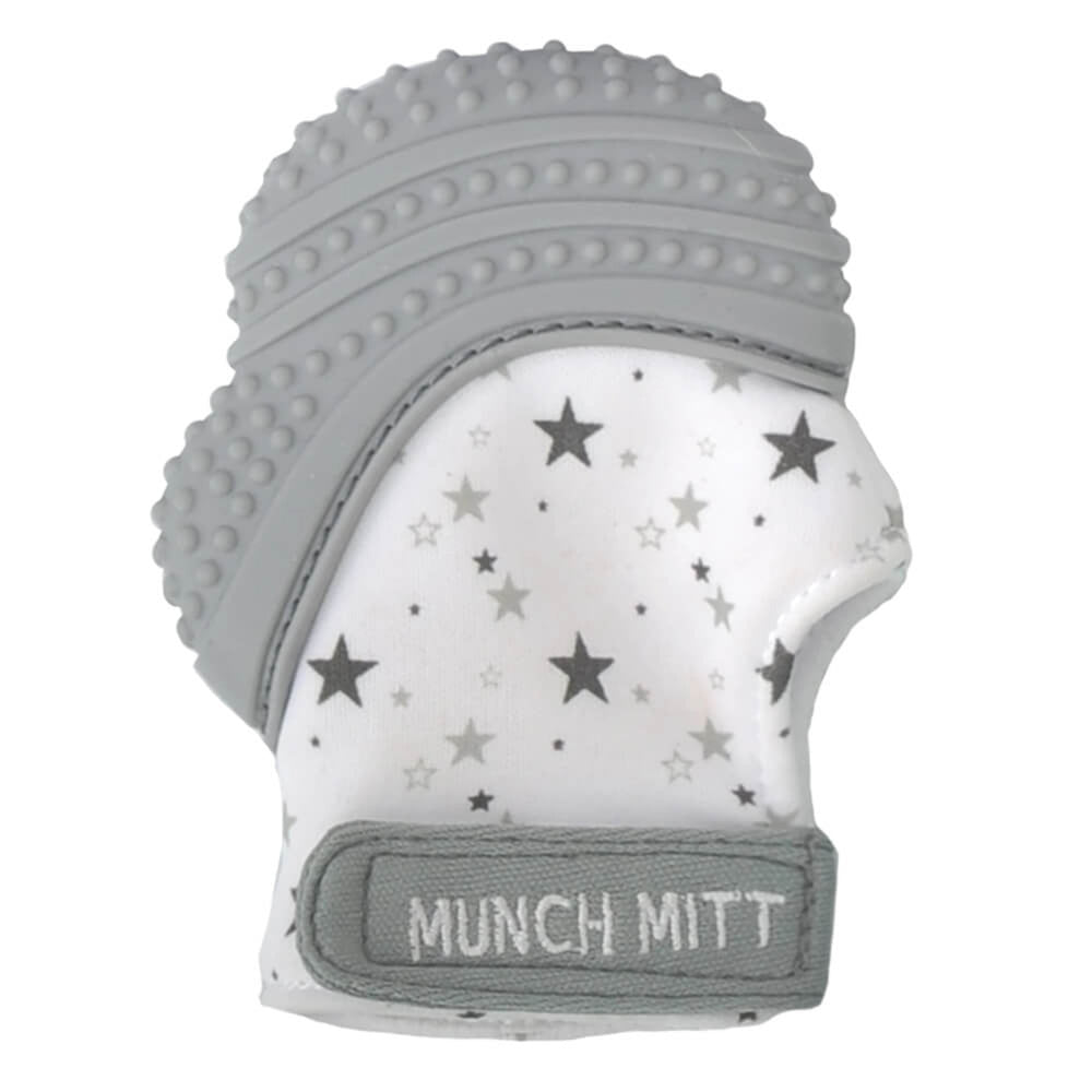Malarkey Kids Munch Mitten - Grey Stars