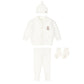 Huxbaby My First Hux Almond Milk 4Pc Boucle Newborn Set
